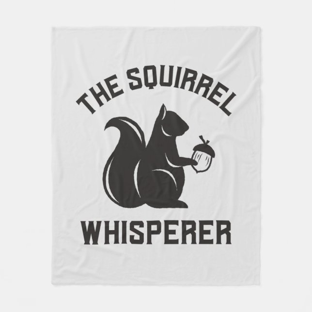 Couverture Polaire Le Whisperer d'écureuil | Écureuil (Devant)