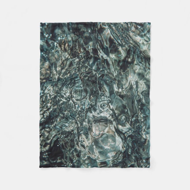 Couverture Polaire L'eau en gros plan photographie (Devant)