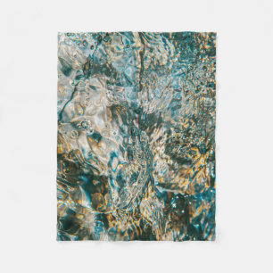 Couverture Polaire L'eau en gros plan photographie