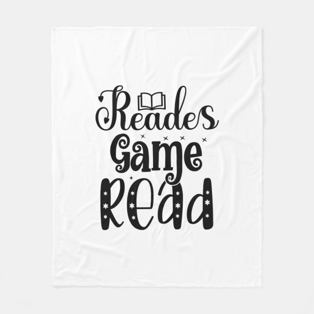 Couverture Polaire Lecture Art Reades Jeu Lire (Devant)