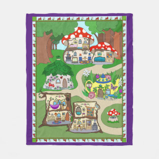 Couverture Polaire Lecture de poupée