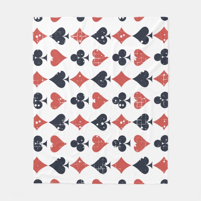 Couverture Polaire Lecture des cartes : Grunge Motif Abstrait (Devant)