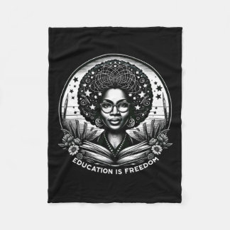 Couverture Polaire L'éducation est la liberté Noir Livres d'enseignan