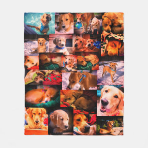 Couverture Polaire Leeloo & Winston Montage Fleece Blanket [Sangria]
