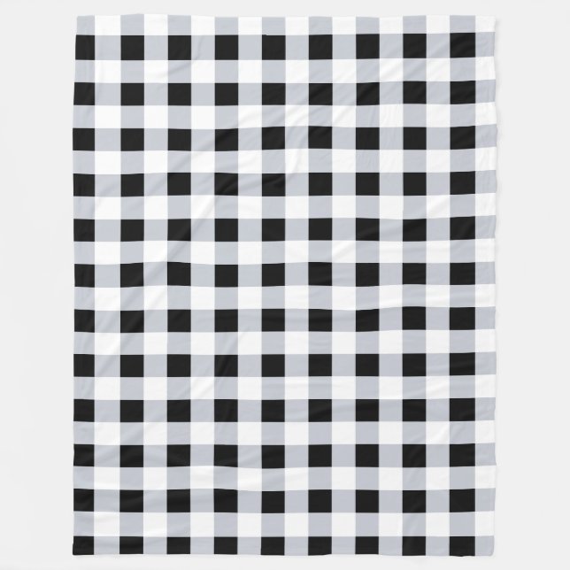 Couverture Polaire L'élevage de buffles noirs et blancs Coche-blanc (Devant)