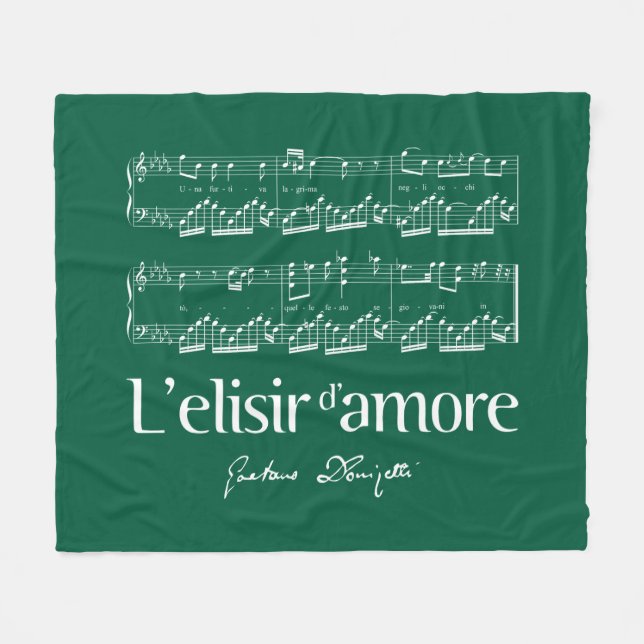 Couverture Polaire L'elisir d'amore 2 (Devant (Horizontal))