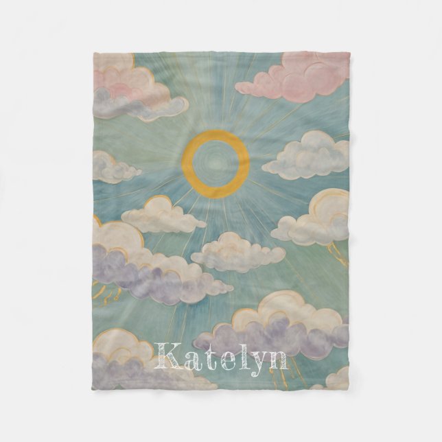 Couverture Polaire L'Embrace de Daybreak personnalisée (Devant)