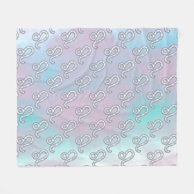 Couverture Polaire Leo Zodiac Connexion Mère style perle Imprimer (Devant (Horizontal))