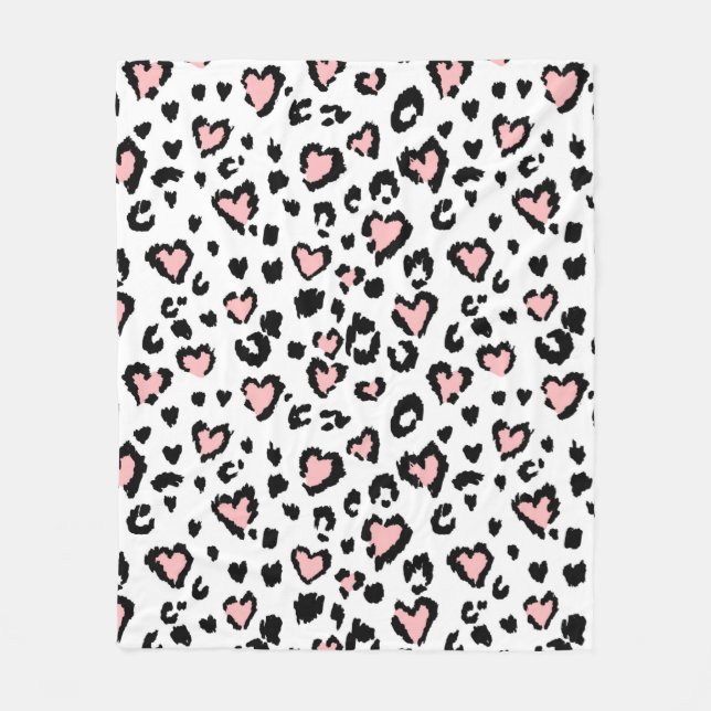 Couverture Polaire Leopard or jaguar seamless pattern, textured fashi (Devant)