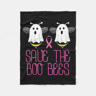 Couverture Polaire Les abeilles Boo Cancer du sein Halloween