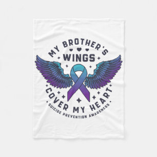 Couverture Polaire Les ailes de mon frère couvrent mon coeur Suicide