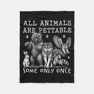 Couverture Polaire Les Animaux Sont Caressables Certains Uniquement F