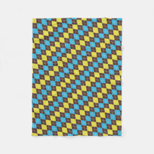 Couverture Polaire les années 70 écossais tatan-Motif