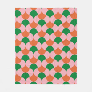 Couverture Polaire les années 70 rétro vintage motif backretro, les a