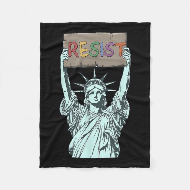 Couverture Polaire Les anti-Trump ne résistent pas à mon président (Devant)