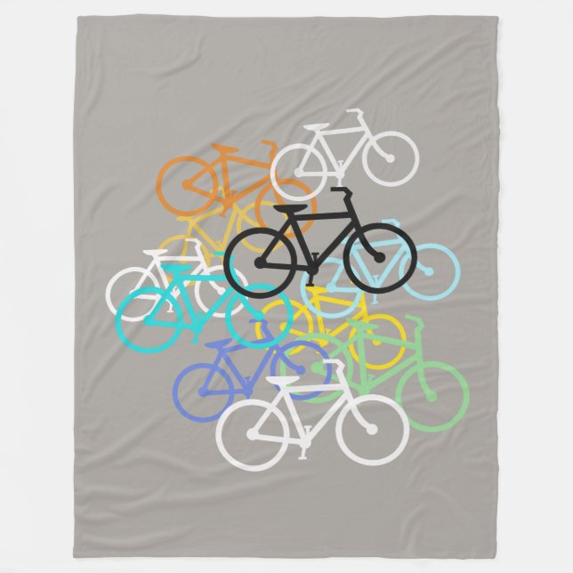 Couverture Polaire Les bicyclettes… choisissent votre couleur (Devant)