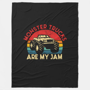 Couverture Polaire Les Camions Monster Sont Mon Jam Vintage Retro Mon
