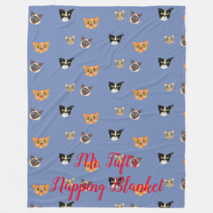 Couverture Polaire Les chefs heureux de chat - choisissez votre