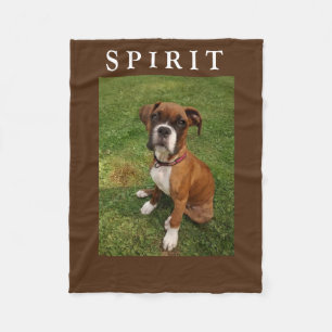 Couverture Polaire Les CHIENS de BOXEUR ONT l'ouatine d'ESPRIT