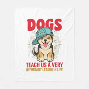 Couverture Polaire Les chiens nous enseignent une leçon très importan