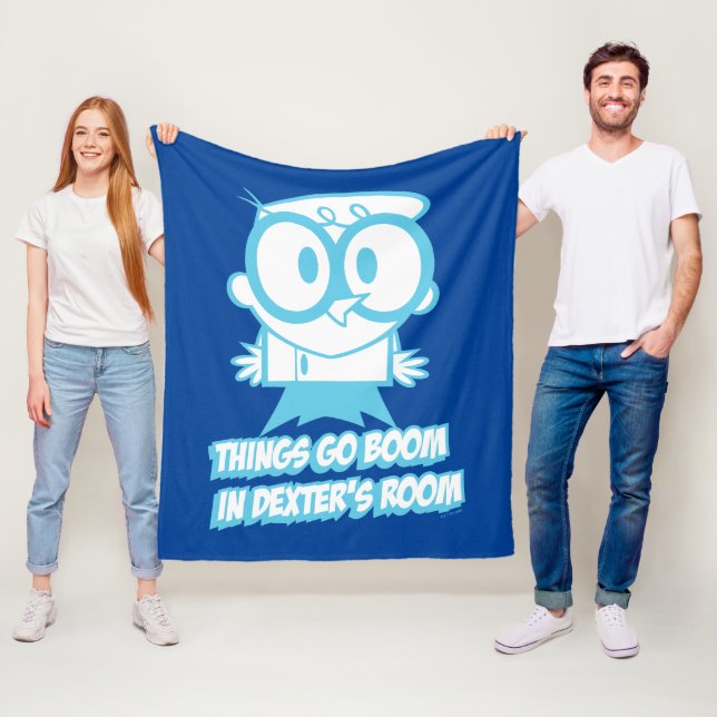 Couverture Polaire Les choses bougent dans la chambre de Dexter (En situation)