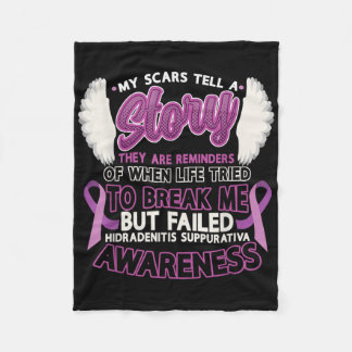 Couverture Polaire Les cicatrices racontent une histoire Hidradenitis