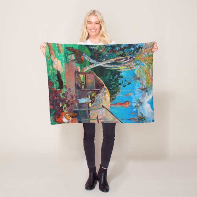 Couverture Polaire Les Cochons Noirs, Gauguin (En situation)