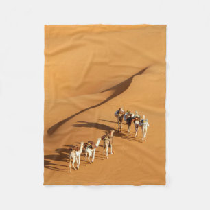 Couverture Polaire Les déserts   Marche touareg avec chameaux