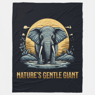 Couverture Polaire Les éléphants, géants doux de la nature
