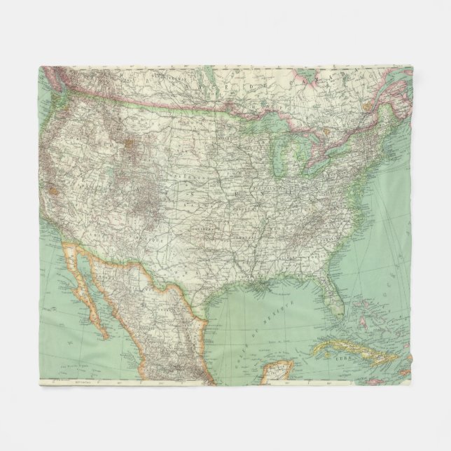 Couverture Polaire Les Etats-Unis 7 (Devant (Horizontal))