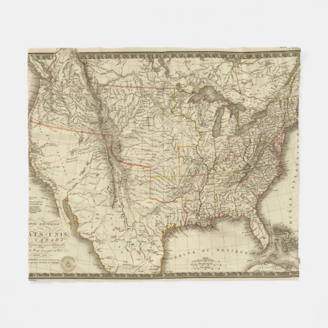 Couverture Polaire Les Etats-Unis, Canada (Devant (Horizontal))