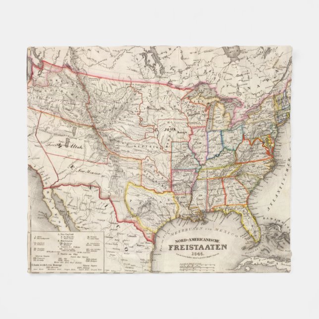 Couverture Polaire Les Etats-Unis d'Amérique (Devant (Horizontal))
