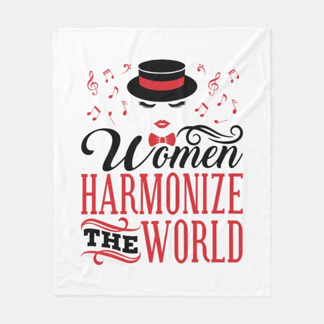 Couverture Polaire Les femmes harmonisent le monde du barbier (Devant)