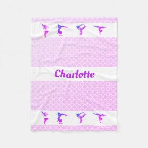Couverture Polaire Les filles de la gymnastique nomment le Quatrefoil