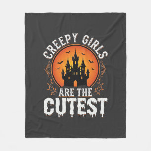 Couverture Polaire Les Filles Flippantes Sont Le Design De Halloween