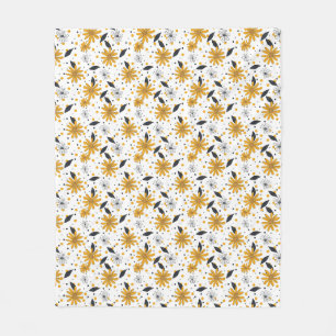Couverture Polaire Les Fleurs Sont La Musique Du Sol