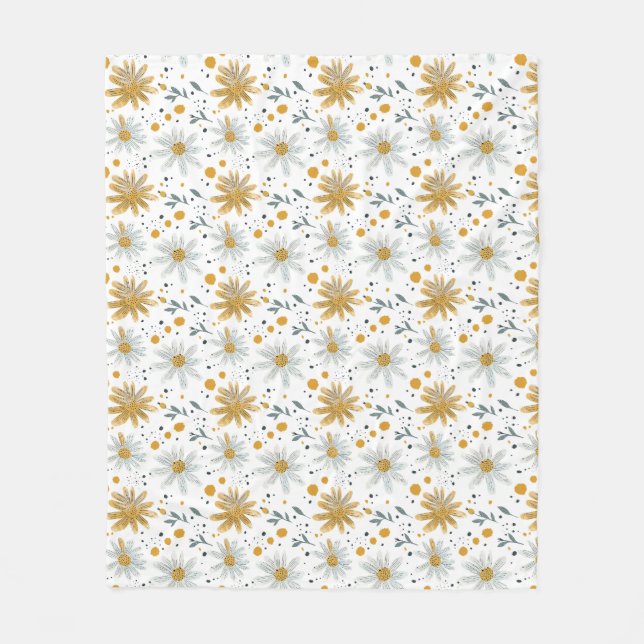 Couverture Polaire Les Fleurs Sont Les Mots De La Terre (Devant)