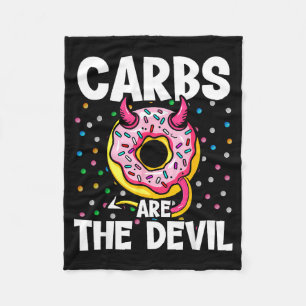 Couverture Polaire Les glucides sont le diable Funny Donut Diet Résol