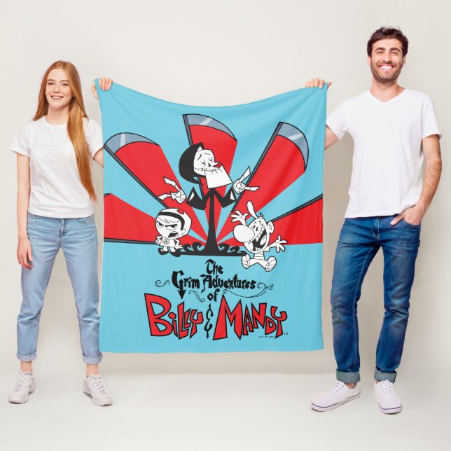 Couverture Polaire Les Grandes Aventures de Billy & Mandy Scythes Art (En situation)