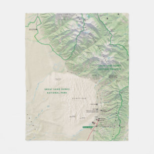 Couverture Polaire Les grandes dunes de sable (le Colorado) tondent