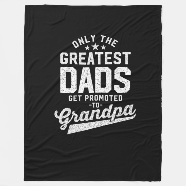 Couverture Polaire Les Hommes Les Plus Grands Dads Sont Promus À Gran (Devant)