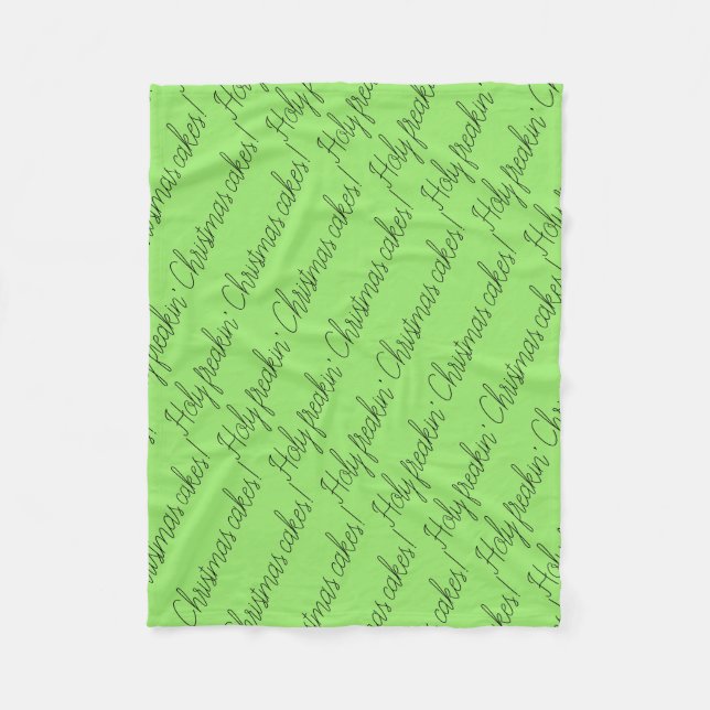 Couverture Polaire Les hristmas saints de freakin de citation noire (Devant)