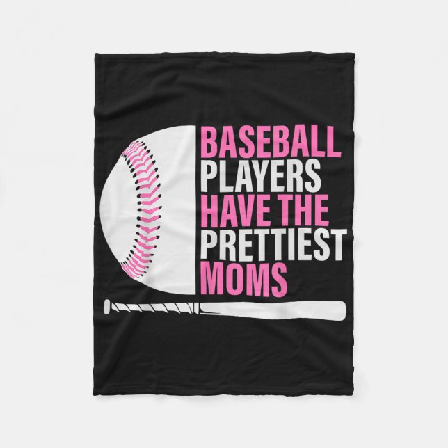 Couverture Polaire Les Joueurs De Baseball Ont Les Plus Belles Moms B (Devant)