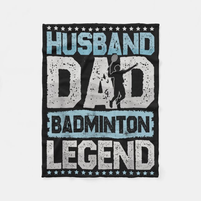 Couverture Polaire Les légendes de badminton Retro Shuttle Hommes Bad (Devant)