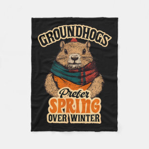 Couverture Polaire Les marmottes préfèrent le printemps à la journée 
