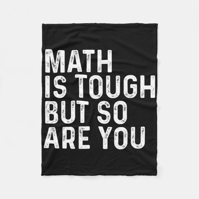 Couverture Polaire Les maths sont dures mais vous êtes dur prof de ma (Devant)