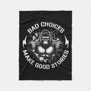 Couverture Polaire Les Mauvais Choix De Singe Rendre Bonnes Histoires