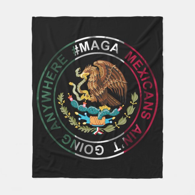 Couverture Polaire Les Mexicains de MAGA ne vont nulle part (Devant)