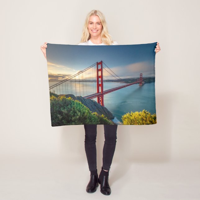 Couverture Polaire Les monuments | Golden Gate San Francisco (En situation)