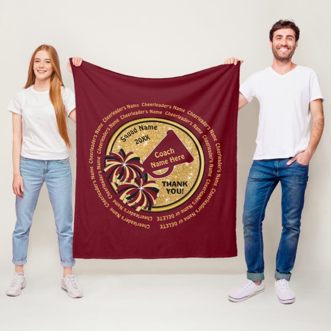 Couverture Polaire Les noms de TOUTE LA majorette, idées de cadeau (En situation)